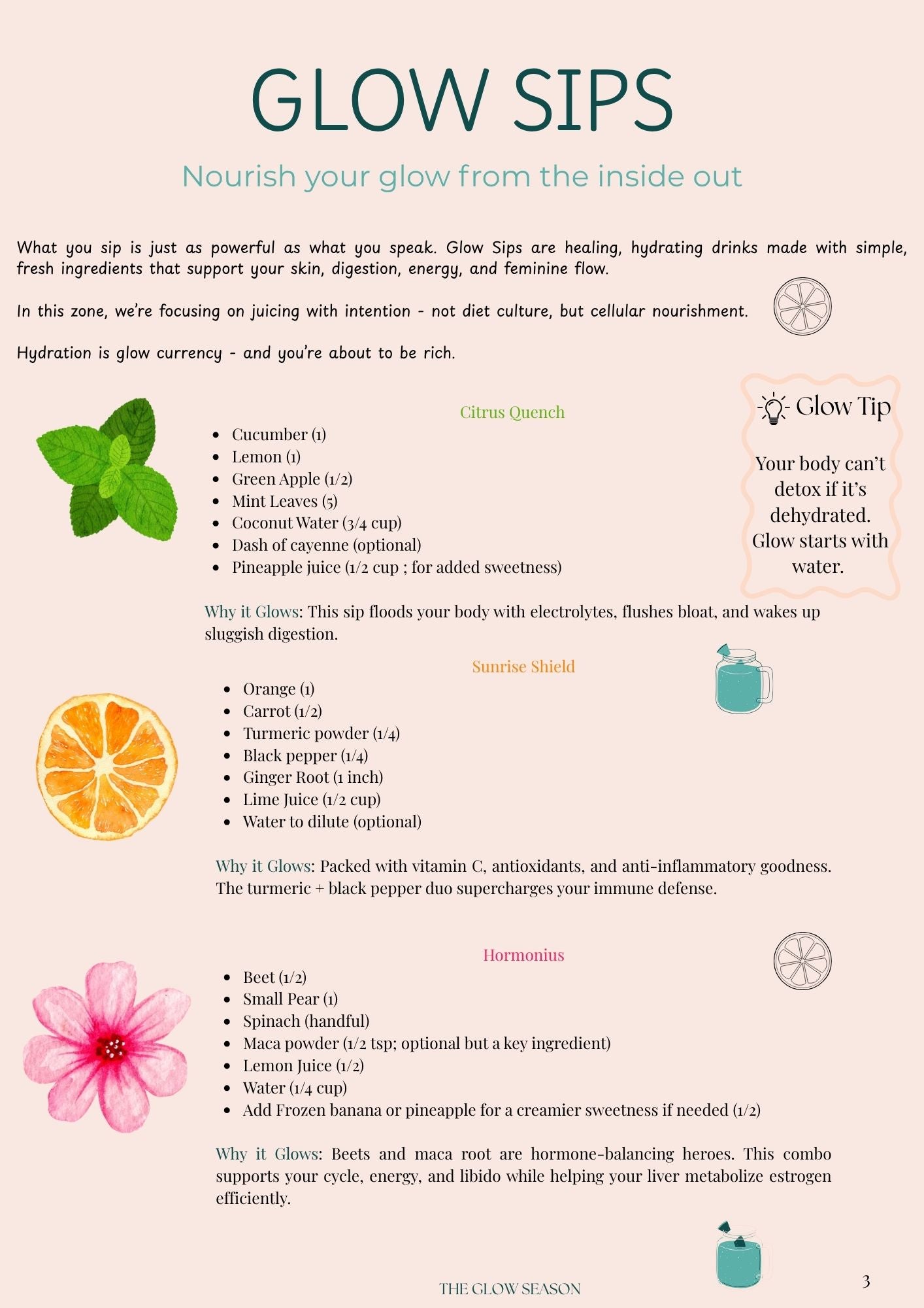 The Glow Season Starter Kit – Your Jumpstart to Glowing Inside & Out